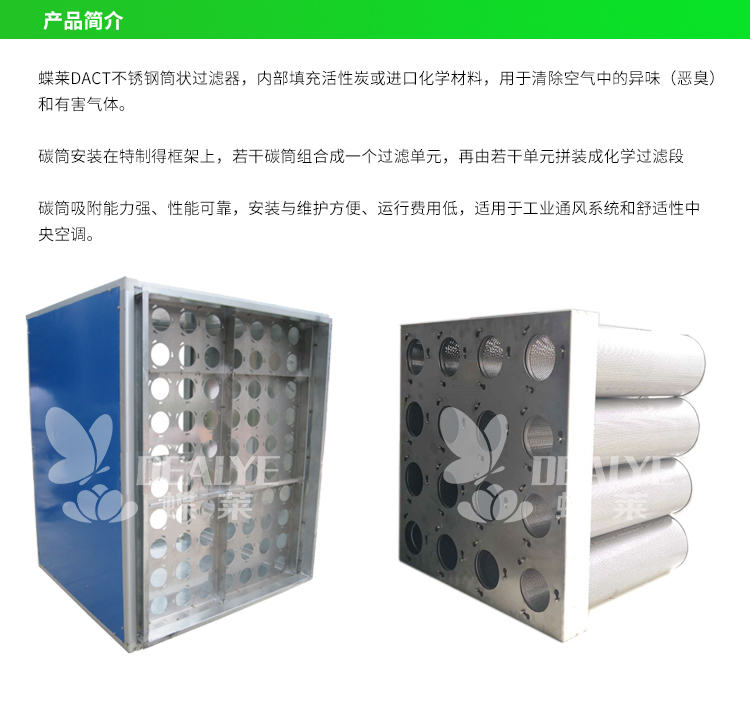 筒狀化學(xué)過濾器簡(jiǎn)介